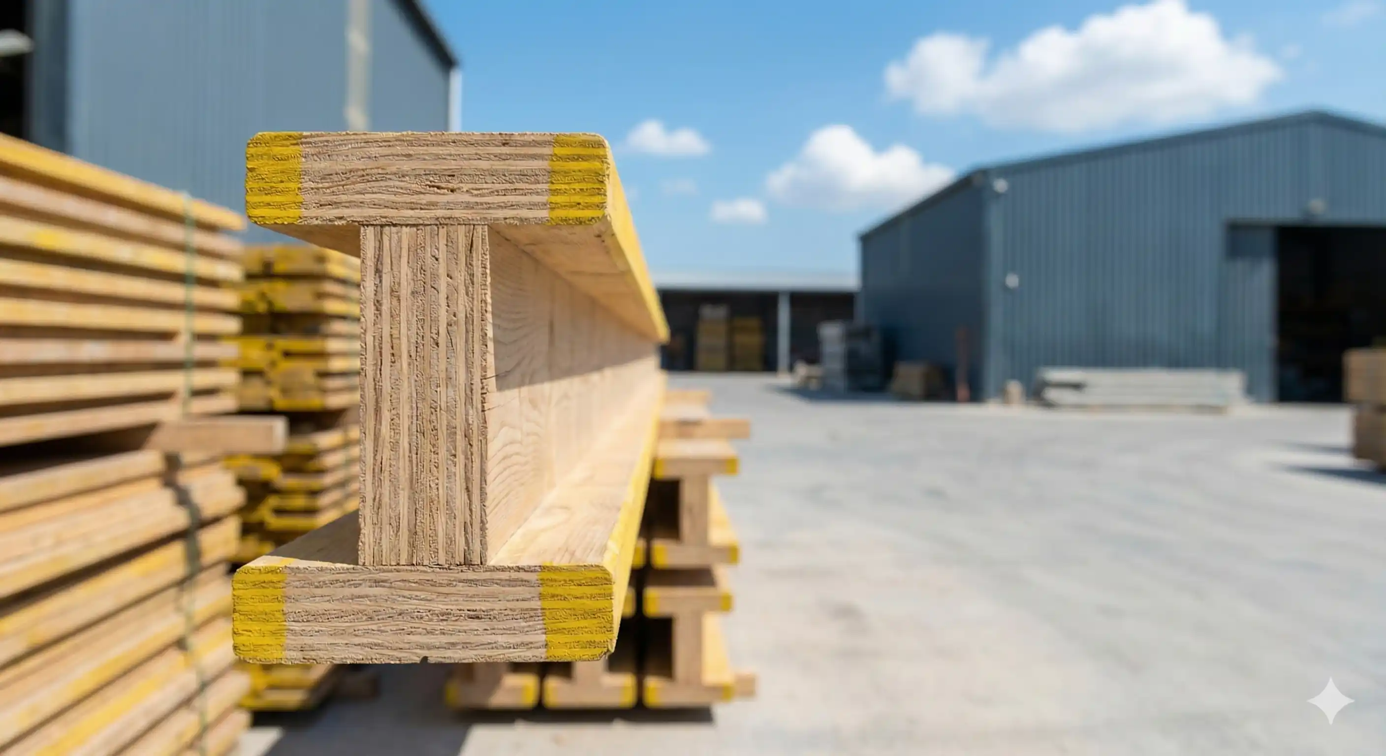 H20 Ahşap Kiriş 3.90m