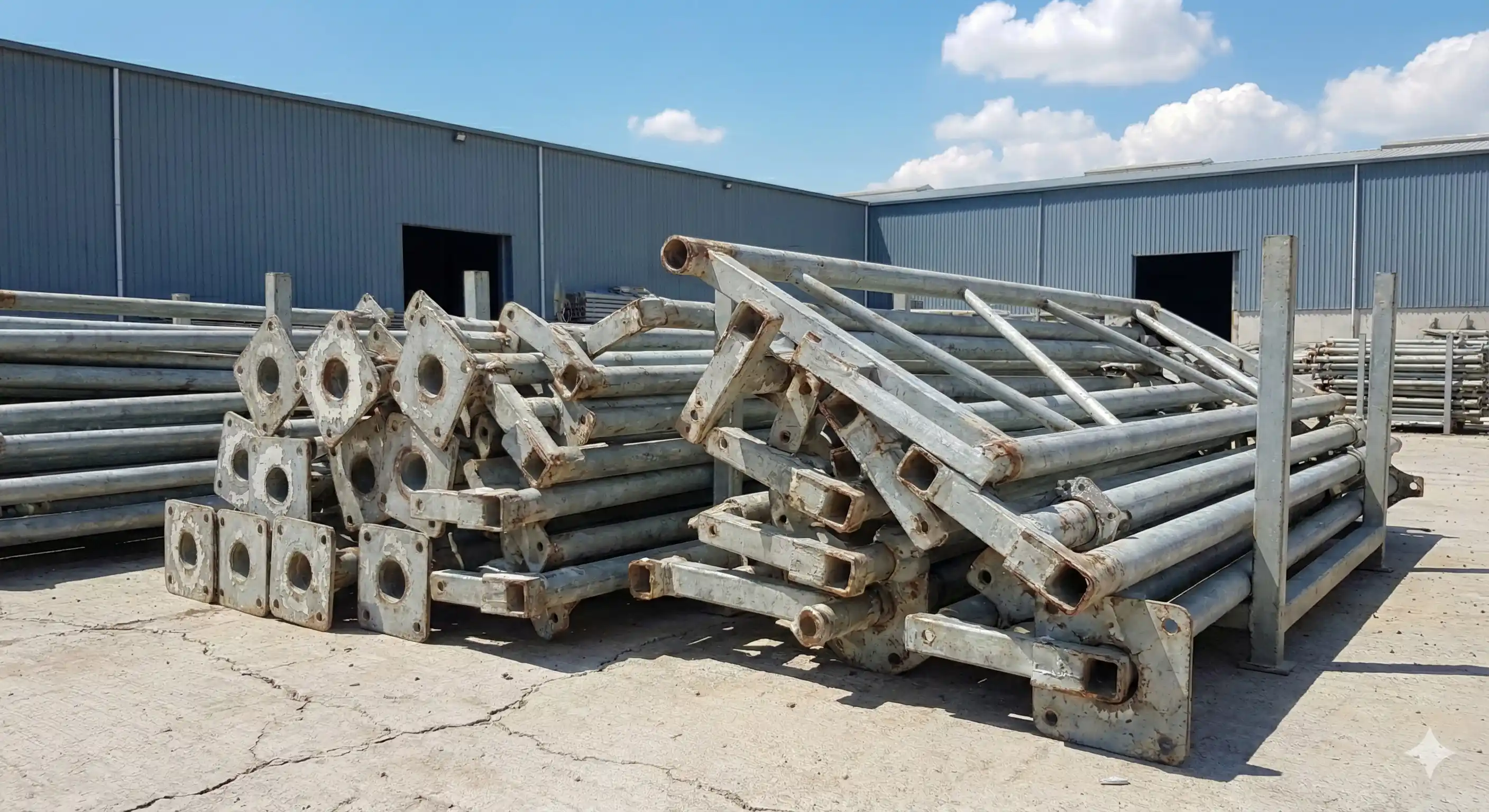 2 EL H Tipi Güvenlikli İskele