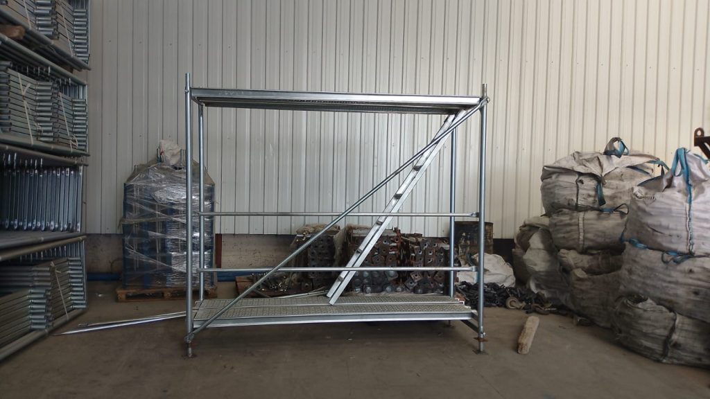 Galvanizli H Tipi Cephe İskelesi